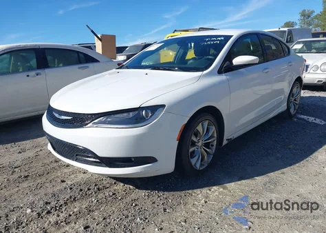 2015 Chrysler 200 S из США, поврежденный, VIN 1C3CCCBB7FN725504